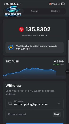 I Withdrew $40 LIVE 💸 (CT Pool to NC Wallet)