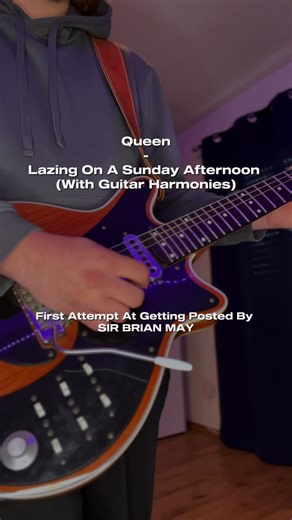 „Lazing On A Sunday Afternoon” 🎤🎶 #queen #brianmay #solo #guitar #harmonies