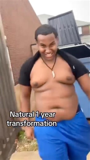 1 year body transformation 😳#motivation #gymprogress #fitnessjourney
