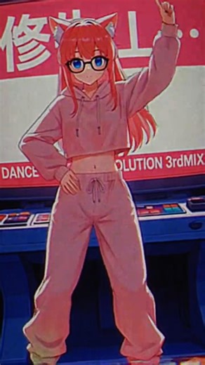 90s arcade aesthetic just hit #retroanime #waifu