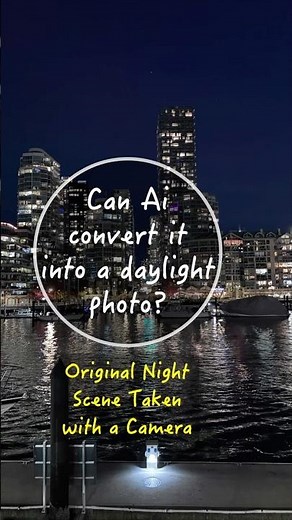 Night Photo Conversion with Ai