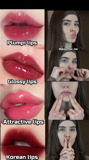 Get Plumpy 💖 Korean & Glossy lips 😍Naturally 💋✨ | Lip Workout & Yoga Routine