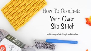 The Yarn Over Slip Stitch or Fisherman's Stitch as it has recently been called make a beautiful knit like texture. In the Marly Bird Chic Sheep this stitch has beautiful stretch, but that does depend a bit on the yarn. | Winding Road Crochet