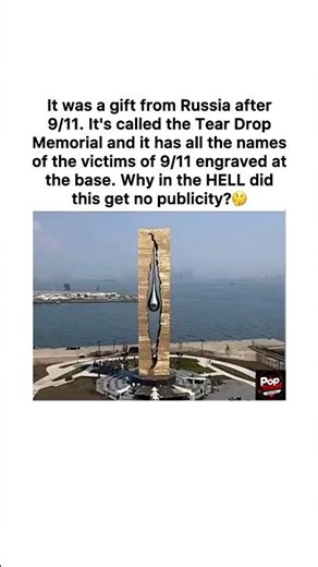 Russia’s Secret 9/11 Gift Nobody Talks About💯#TearDropMemorial#911Memorial #viral #trending #shorts