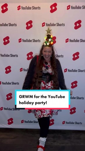 Christmas Tree Hair GRWM for Holiday Party