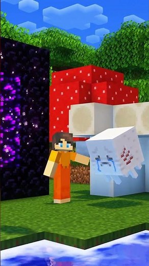 The Sad Life of a Ghast in Minecraft…