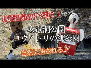 【城崎温泉とセット】コウノトリの郷公園と玄武洞公園が楽しい！兵庫県豊岡市の一押し観光地！城崎温泉からすぐ近く！【玄さんのモデル】