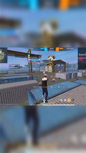 Only desertegal 1v2 free fire#viral#shorts#Tk gamer Shorts#youtube shorts