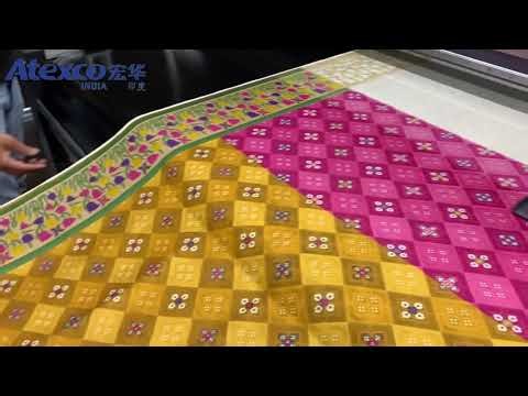 Atexco India | Position printing machine | Saree printing | Jacquard fabric