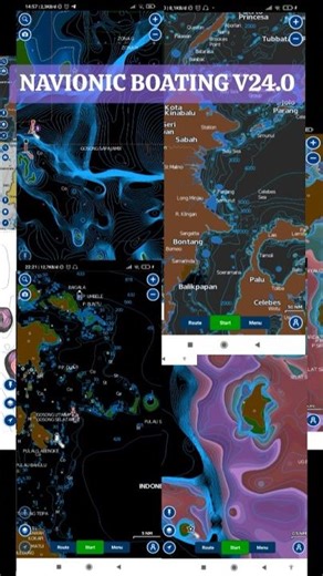 peta laut boating versi 24.0 terbaru... #boatinghd #navionic #marine #map #mancing