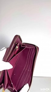 Vintage Fossil Colour Block Leather Zip Around Red Pink Wine Continental Wallet - Etsy Canada