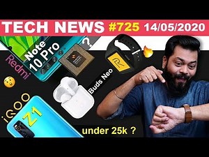Redmi Note 10 Pro On Dimensity 800+?, realme Watch Launch, realme Buds Neo,iQOO Z1 Under 25K-#TTN725
