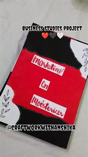 BST PROJECT MARKETING ON SKINCARE #businessstudies #ytshort #youtube #viral #projectfile #bst #diy