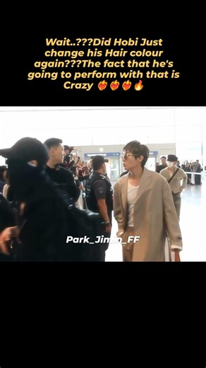 Hobi is Healing He Finally Coloured Hid Hair 😻😻😻#bts#rm#jin#suga#jhope#jimin#v#jungkook
