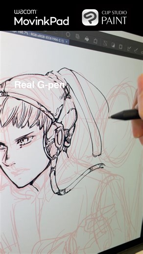 CLIP STUDIO PAINTのリアルGペンで漫画描いてみた