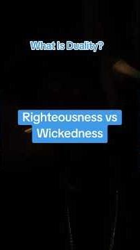 What is duality? Today's duality: Serious vs Goofy