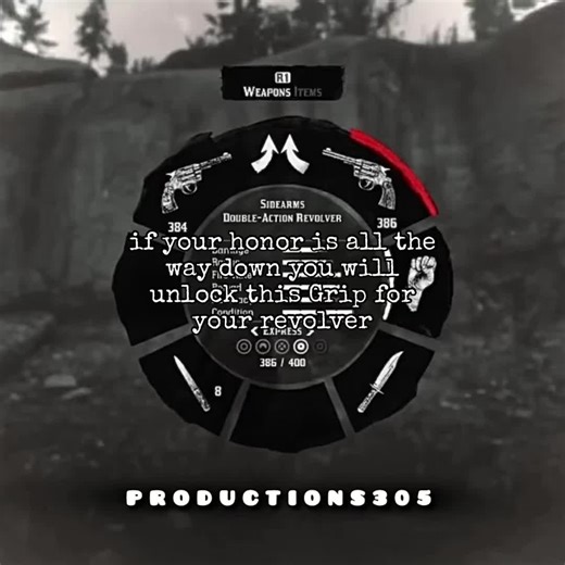 RDR2: Revolver Customizations for Low Honor Players