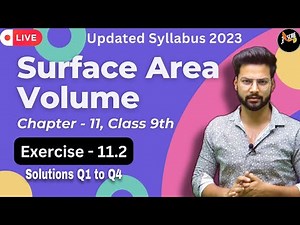 Exercise 11.2 Q1 to Q4 | Surface Area and Volume | Chapter 11 | Class 9th | Maths Ncert