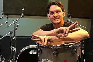 Watch NICKO MCBRAIN's Son JUSTIN Play Drums