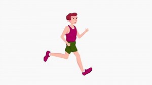 Man Athlete Running 2d Animation White Stock Footage Video (100% Royalty-free) 3571569281 | Shutterstock