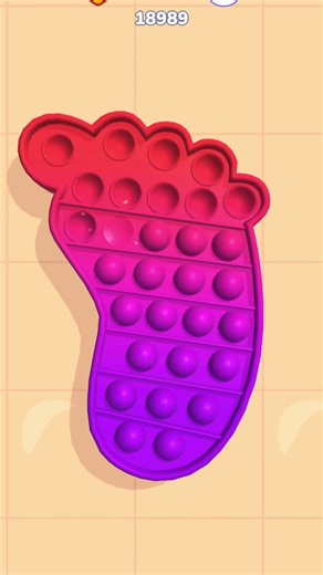 👣 Oddly Satisfying Giant Foot Pop It! 🤩 #shorts #asmr