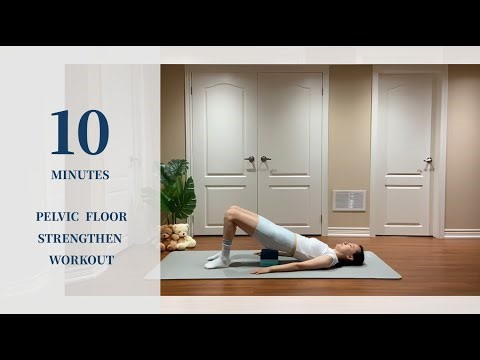 10 MIN Pelvic Floor & Core Strengthen workout with Block //pelvic floor muscle activation & health