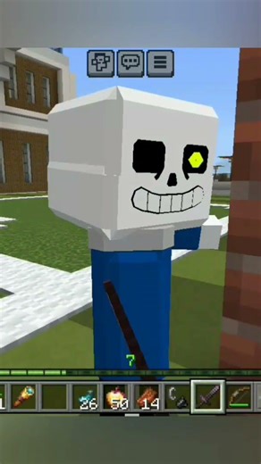 Sans Is Impossible to Beat in Minecraft #sans #clip #minecraft #addons #combat