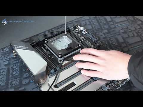 Barrowch FBLTFHI-04N: Intel X299 CPU Water Block Installation Tutorial