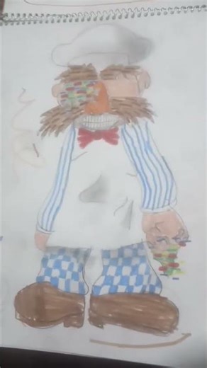 dibujo del swedish chef overcooked fnf broken strings #fnfmod