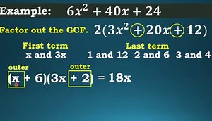 In this video you will learn how to factor quadratic trinomials of the form a𝑥^2 𝑏𝑥 𝑐 and solve problems involving factors of polynomials. Feel Free TO WATCH and LEARN! ❤❤❤ For more videos please CLICK me here! 👇👇👇 https://tinyurl.com/y9muob6q LIKE and FOLLOW us on Facebook! https://tinyurl.com/y9hhtqux https://www.facebook.com/WOW-MATH-701748469945754/ LIKE and FOLLOW us on Slideshare! https://www.slideshare.net/FreeMathVideoTutoria | WOW MATH
