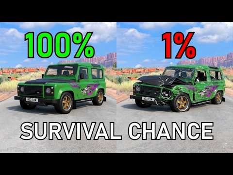Realistic Survival Chance Crashes #14 (Reborn) | BeamNG.drive
