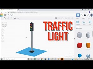 TINKERCAD - DRAWING TRAFFIC LIGHT TUTORIAL