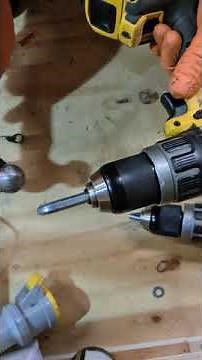 dewalt Chuck removal and repair