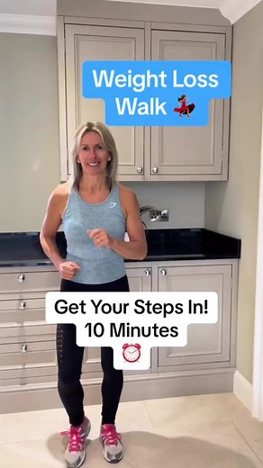 858K views · 8.9K reactions | A quick 10 minute beginner walking workout to help you get your steps in at home #beginner #workoutathome #keepfit #walk #walking #exerciseathome #getfit #menopause #homeworkout #fitness | Petra Genco | Facebook