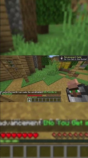 Vucket Fuel - Villager In A Bucket #minecraft #gaming #mods