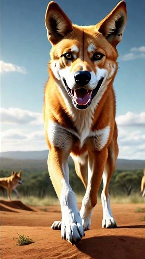 Red Kangaroo vs. Dingo: Outback Showdown