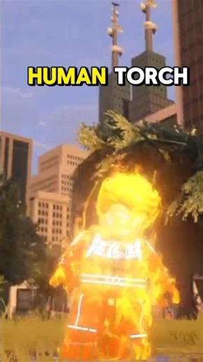 HUMAN TORCH ORIGINAL IN LEGO MARVEL'S AVENGERS