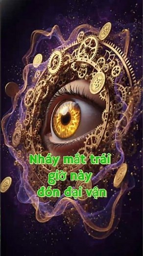 Nháy mắt trái giờ này đón đại vận. #diembao #tamlinh #nhaymattrai