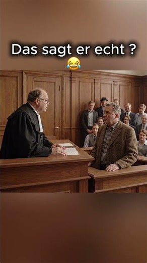 Das sagt er echt 😂 | Gericht Witz #shortsdeutsch #flachwitz#kicomedy #comedy