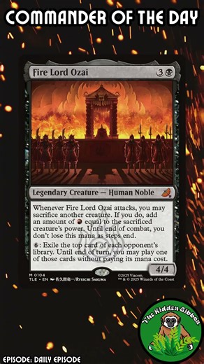 Fire Lord Ozai | Gibbon's Commander of the Day | Viewer Request | #MTG #EDh #Commander