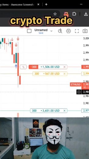 Live Crypto Trade 🔥 | Paper Trading Secrets on TradingView 💰🚀 #shorts