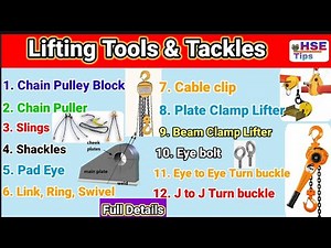 Lifting Tools and tackles