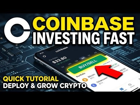 How to deploy cryptocurrency investing with Coinbase - Quick Tutorial