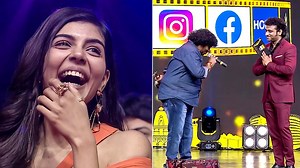 Kalyani Priyadarshan Enjoying Yogi Babu And DSP's Hilarious Comedy | SIIMA