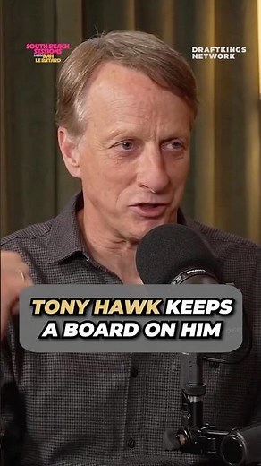 Tony Hawk ALWAYS Keeps A Skateboard On Him 🤣