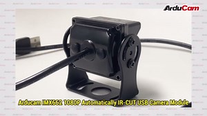 Arducam 2MP Day & Night Vision USB Camera Module, 1080P Automatic IR-Cut Switching USB 2.0 Webcam, with 850nm IR LEDs for Windows, Linux, Android and Mac OS