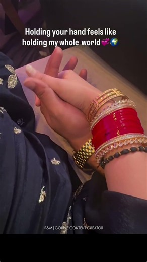 Holding your hands feels like holding my whole world #romantic #lovestatus #video #couple