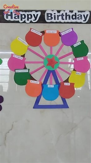 Class room decorating ideas | class decoration ideas easy | Birthday chart | Birthday bash #shorts