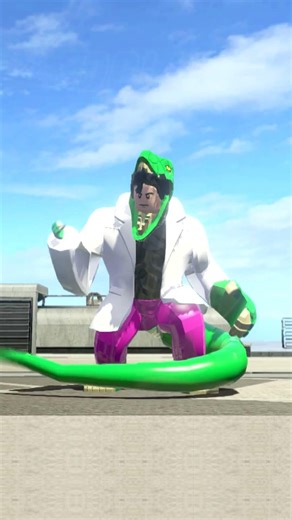Lizard Transforms into SUPERMAN Undies - LEGO Marvel Super Heroes
