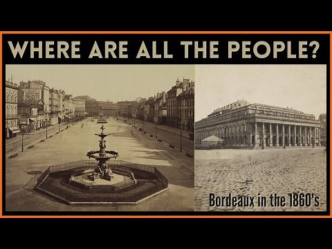 Empty Cities - Where Are the People? Bordeaux 1860's - Tartaria, Mud Flood, History Reset